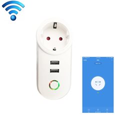OEM C178 Smart Wifi Plug Wireless Socket ,2 USB,Timing ,Remote Control by Smartphone,Voice Control