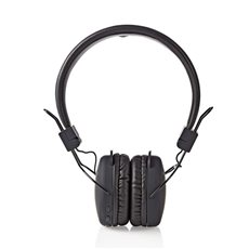 NEDIS HPBT1100BK, Ασύρματα ακουστικά με σύνδεση Bluetooth, σε μαύρο χρώμα.
