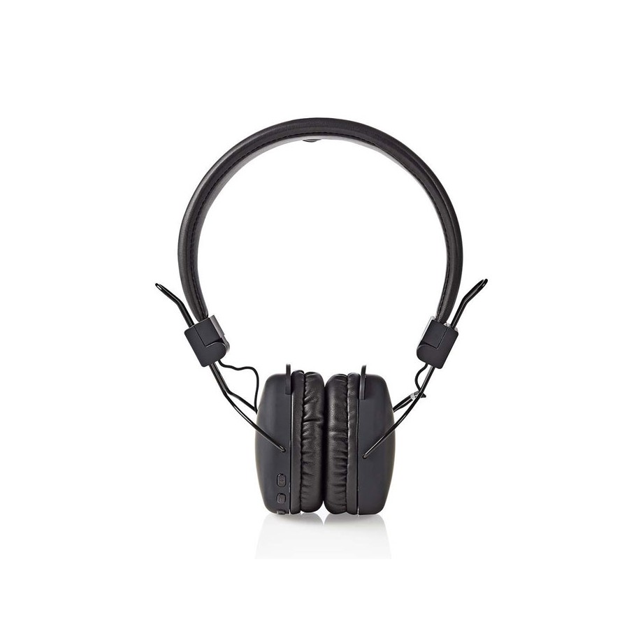 NEDIS HPBT1100BK, Ασύρματα ακουστικά με σύνδεση Bluetooth, σε μαύρο χρώμα.